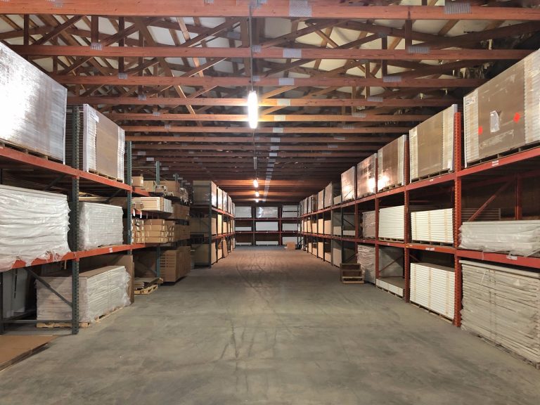 Exterior doors for sale at Eatonton, GA, showroom display